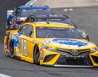 Blown tire ends Busch's day early at New Hampshire