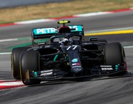 Bottas tops Hamilton in first Spanish GP practice