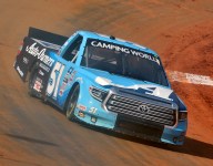 Truex Jr. wins rain-delayed Truck race on Bristol dirt