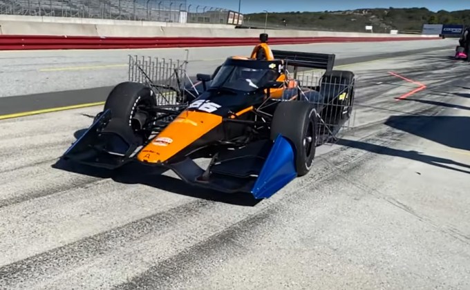 RACER video: Juan Pablo Montoya IndyCar testing in Monterey
