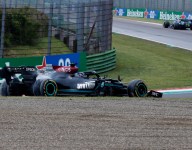 Hamilton rebounds from error with luck and a strong recovery drive