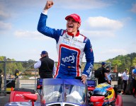 Palou holds off Power to grab first-ever IndyCar win at Barber