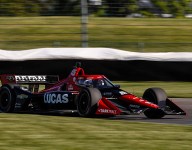 Montoya's IndyCar return off to a rough start at Indy GP