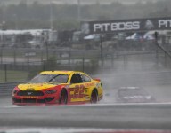 Logano finds NASCAR in the rain at COTA as fun as it is sketchy