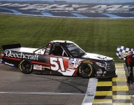 Kyle Busch grabs 61st Truck win at Kansas Speedway