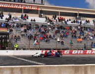 Rasmussen edges Gold on Lucas Oil Raceway oval