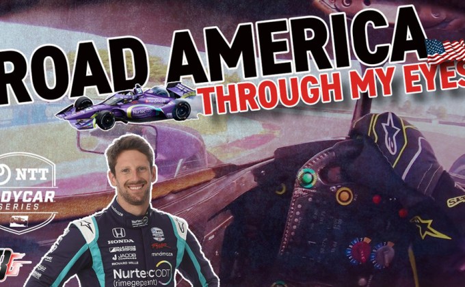 VIDEO: In-car at Road America with Romain Grosjean