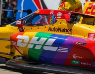 Hunter-Reay shows off Pride livery in Detroit