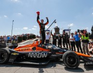 O’Ward storms to victory in Detroit Race 2