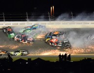Dillon misses playoffs after being collected in last-lap crash