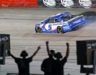 Larson comes up short after last-gasp move at Darlington