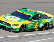 Harvick's crew chief suspended after Vegas lug nut infraction