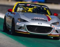 Thomas quickest in Mazda MX-5 Cup practice at Laguna Seca