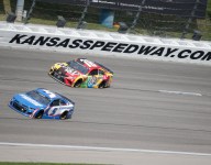 Larson starts in front again for Kansas