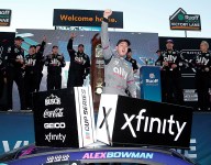 Bowman bumps way to win at Martinsville as Championship 4 set