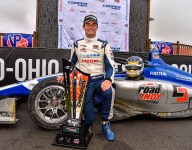 Kirkwood clinches Indy Lights crown as Lundqvist wins wet finale