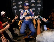 Larson shrugs off title favorite status