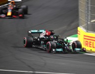 Hamilton takes Saudi GP pole as Verstappen clips wall