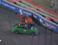 Big Leclerc crash brings early end to FP2 in Saudi Arabia