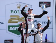 Pfaff takes dramatic GTD Pro win after final lap Porsche battle