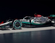 Mercedes W13 breaks cover at Silverstone