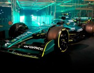 Aston Martin becomes first to launch genuine 2022 F1 car