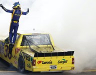 Smith wins wild NASCAR Truck Series season opener at Daytona