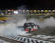 Chandler Smith drives to front in closing laps to win at Las Vegas