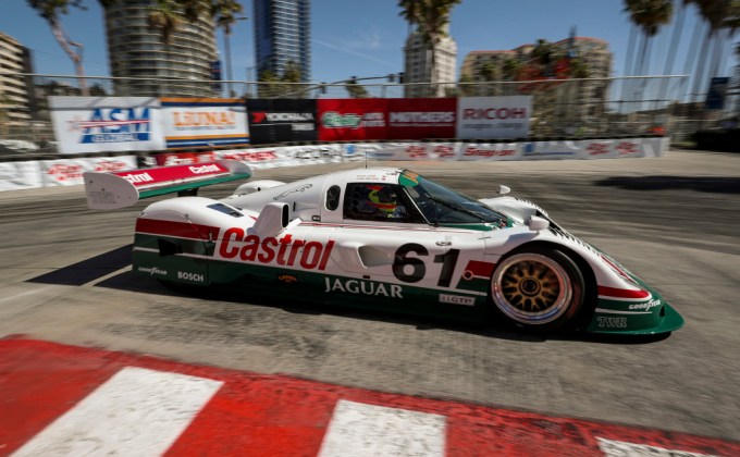 VIDEO: Zak Brown at Long Beach in his Jaguar XJR-10
