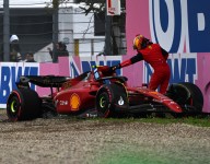‘The car surprised me in that corner,’ admits Sainz after Q2 crash