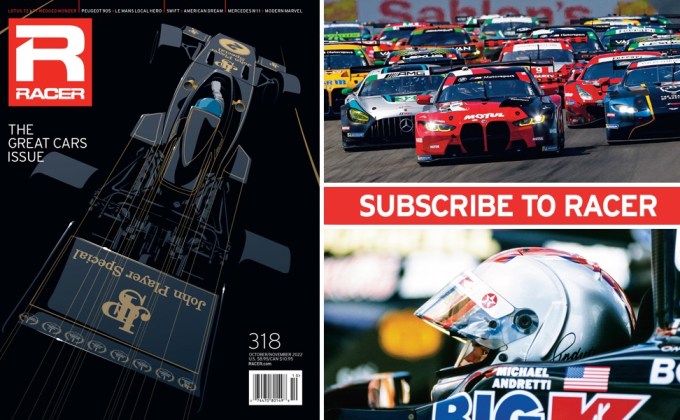 RACER No. 318: The Great Cars issue