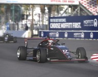Johnson takes first USF2000 win in hometown race
