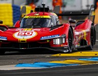 Fuoco puts Ferrari on top in third practice session at Le Mans