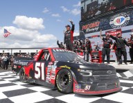 Busch takes 100th Trucks win for KBM at Pocono with last-lap pass