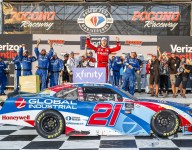 Hill comes out on top of Pocono Xfinity fuel gamble