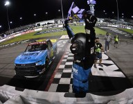 Hocevar uses tire gamble to win Truck Series regular season finale at Richmond