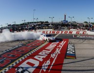 Hamlin nets sixth Darlington win in fraught Xfinity overtime