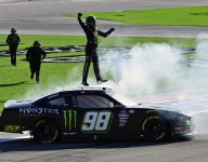 Herbst finally gets emotional first Xfinity win at home in Las Vegas