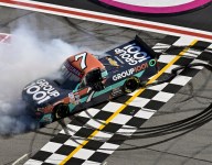 Busch cruises to Truck Series win at Atlanta after Enfinger falters
