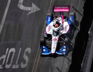 Rosenqvist beats Power to pole at Long Beach